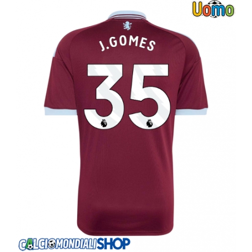 Maglie da calcio Aston Villa Joao Gomes #35 Prima Maglia 2026-27 Manica Corta